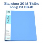 Bìa nhựa 20 lá Thiên Long FO DB-01